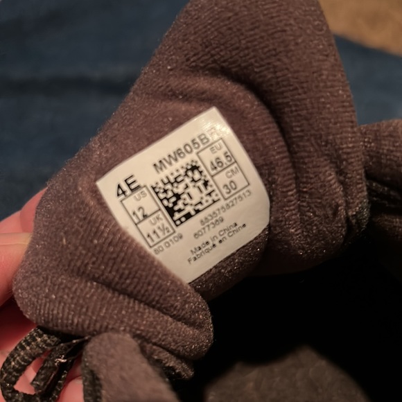 New balance men’s 605 size 12 4E(wide) in brown leather and nylon. - Picture 7 of 7